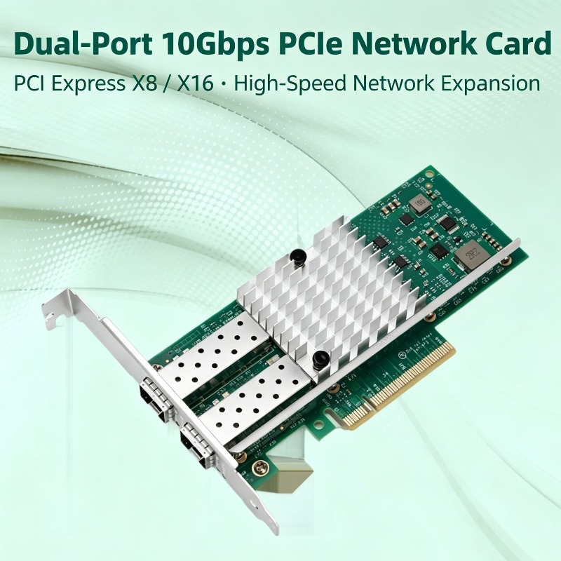 10Gb Sfp+ Pcie Network Card Dual Port - X520-DA2 82599EN, carte réseau fibre à