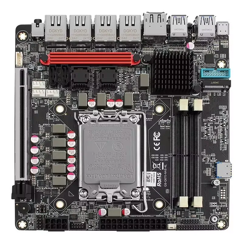 VPro Q670 NAS carte mère Max 6 - Lga 1700 Ddr5 Itx Motherboard avis et prix
