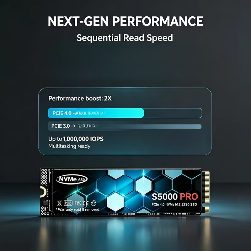 SSD interne S5000 PRO M.2 NVMe - M.2 Nvme 4Tb Pcie 4.0 Ssd avis et prix