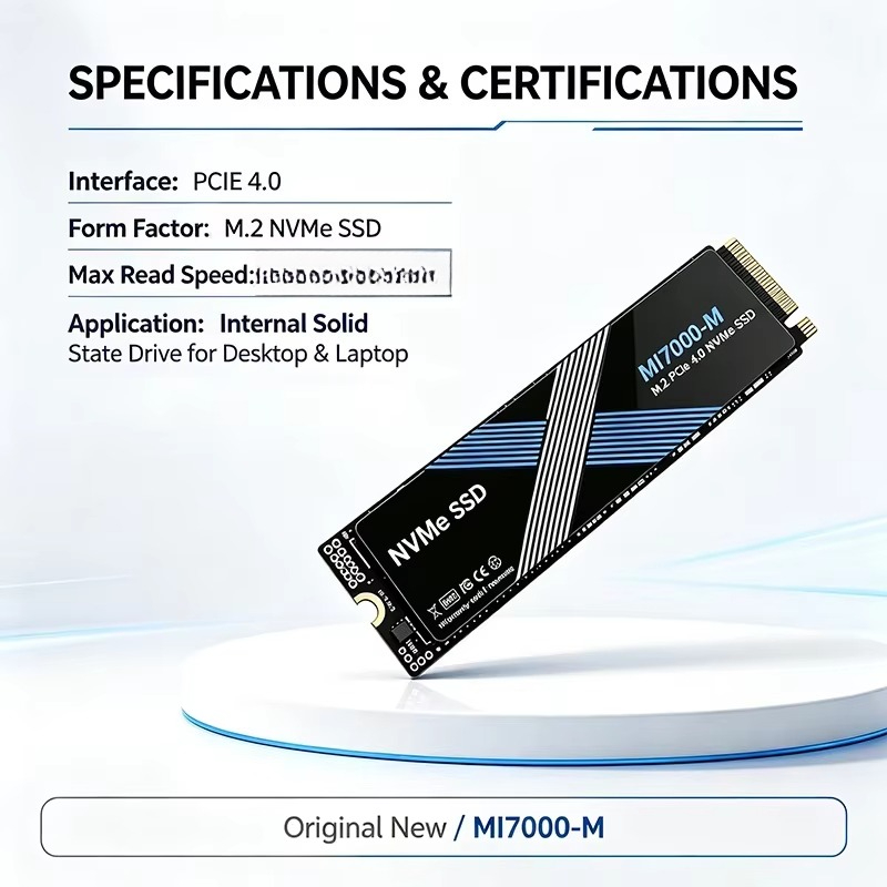 MI7000M M.2 NVMe PCIe 4.0 SSD  - M.2 Nvme 4Tb Pcie 4.0 Ssd avis et prix
