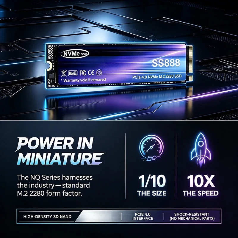 Nouveau disque dur SSD M.2 SS8 - M.2 Nvme 4Tb Pcie 4.0 Ssd avis et prix