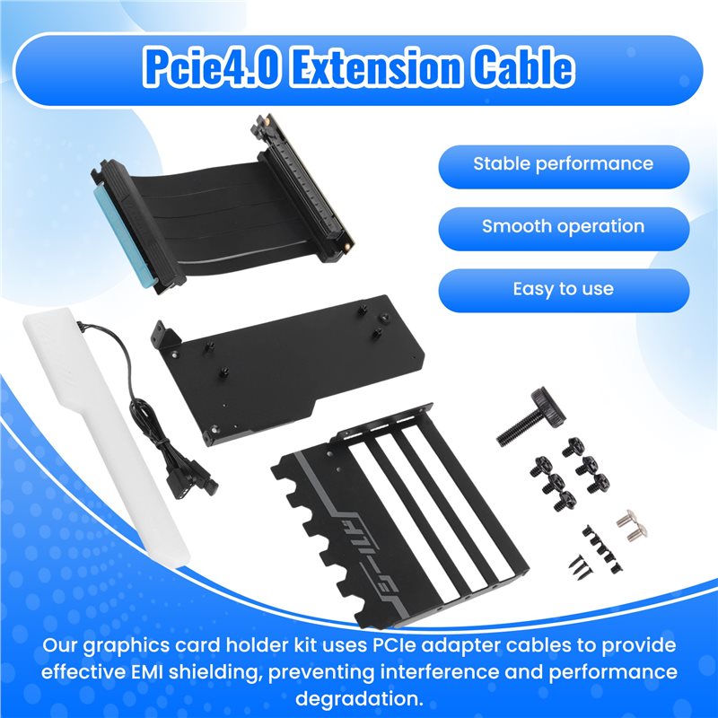 Support de montage vertical po - Pcie 4.0 X16 Riser Cable 90 Degree avis et prix