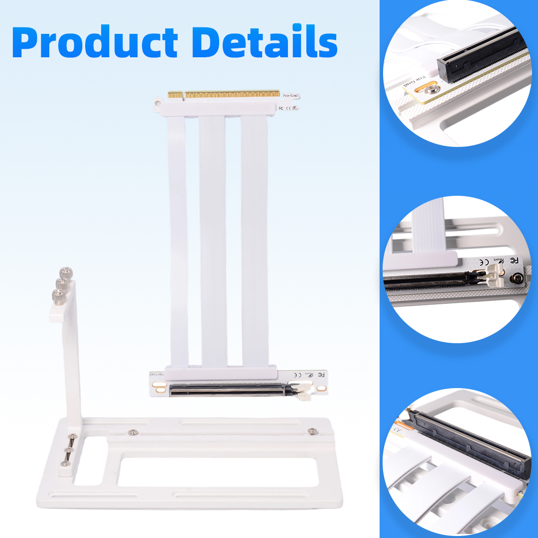 Câble Riser PCIe 5.0 / 4.0 / 3 - Pcie 4.0 X16 Riser Cable 90 Degree avis et prix