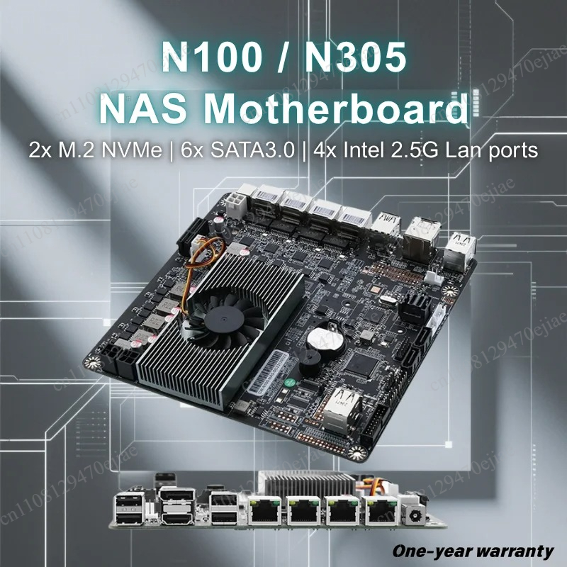 Carte mère NAS N100 6 baies Mi - Nas Motherboard N100 6 Sata avis et prix