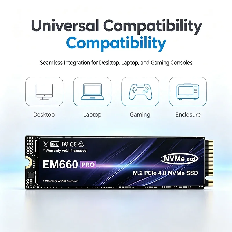 EM660 M.2 NVMe PCIe 4.0 SSD 50 - M.2 Nvme 4Tb Pcie 4.0 Ssd avis et prix